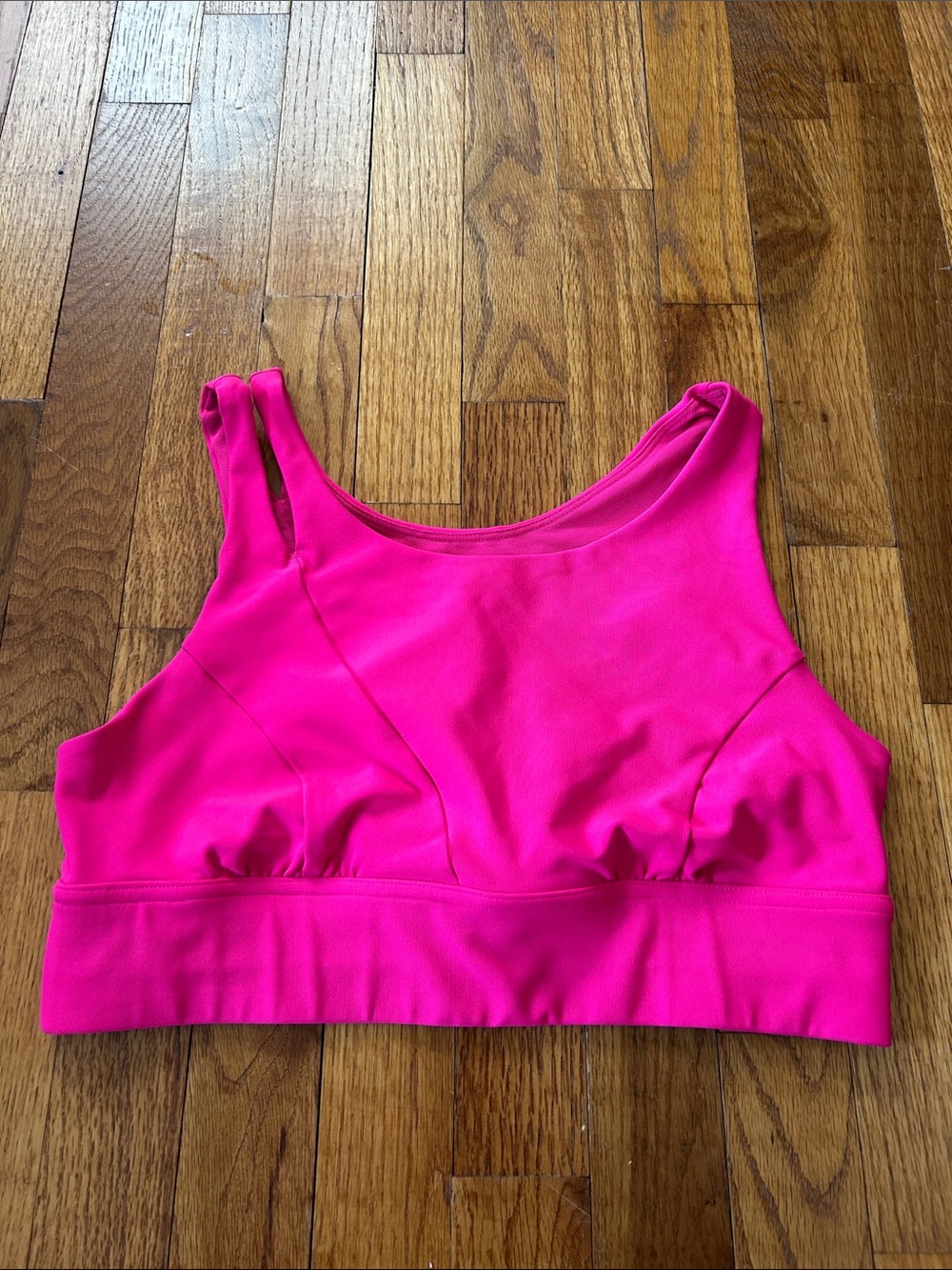 Xersion Hot Pink Medium Support Cutout Sports Bra Size Large